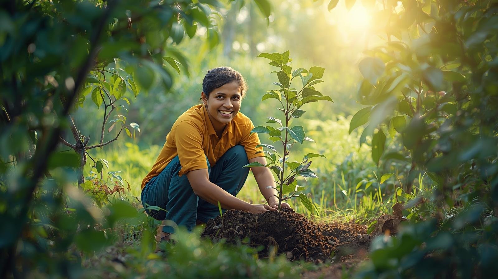 Tree plantation and environmental care